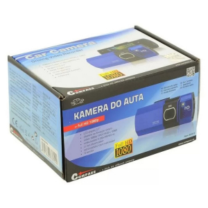 12V/24V modrá FULL HD kamera do auta s 2.7" LCD