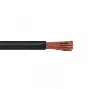 Napájací kábel 4 Guage/21,1 mm² 25m/plastový bubon čierny