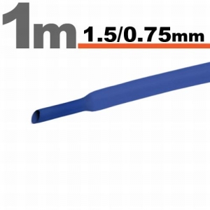 Termobužírka - 1,5/0,75mm modrá (1m)