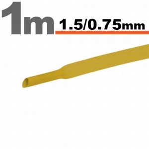 Termobužírka - 1,5/0,75mm žltá (1m)