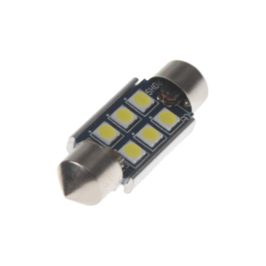 LED sulfid SV8,5 / 36mm - 12/24V biela 6x SMD 3030 LED (2ks)