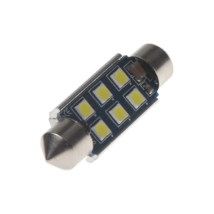 LED sulfid SV8,5 / 39mm / 12-24V - biela 6x SMD 3030 LED CanBus (2ks)