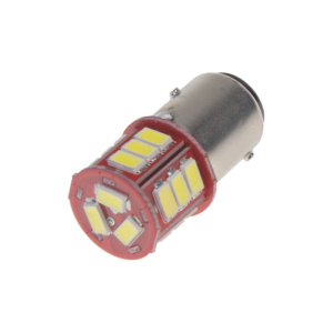 LED autožiarovka BAY15D - 12V / 24V biela 18xSMD 5730 LED dvojvláknová (2ks)
