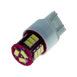 LED autožiarovka T20 (7443) - 12V / 24V biela 18x SMD 5730 LED (2ks)