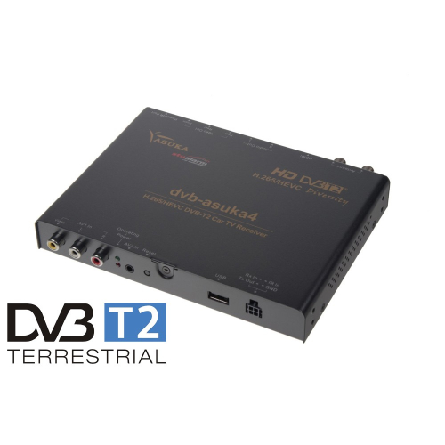 ASUKA DVBT digitálny príjimač s USB a DVB-T2 / HEVC / H.265
