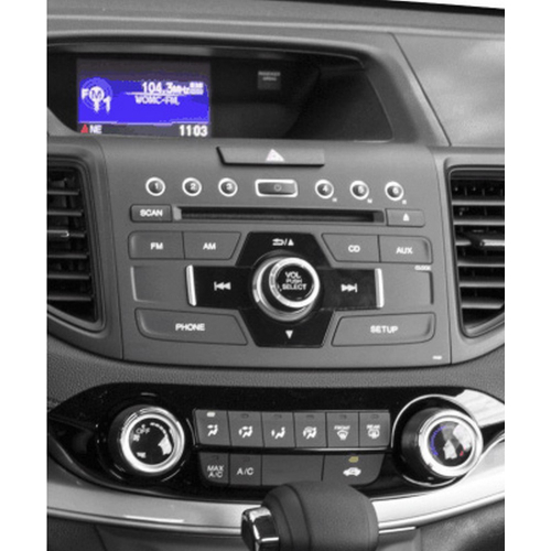 Použitie rámčeka 2DIN autorádia Honda CR-V 2012-