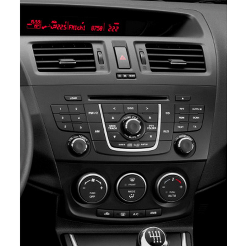 Použitie rámčeka 1DIN/2DIN autorádia Mazda 5 2010-