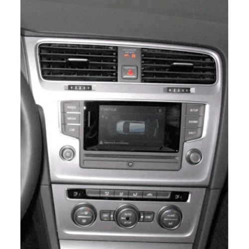 Použitie rámčeka 1DIN autorádia Volkswagen Golf 08/2012- (VII) 