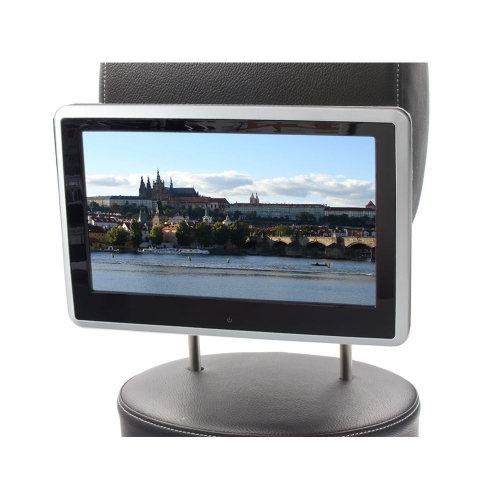 Strieborný opierkový 10,1" LCD monitor DS-X11D s DVD,USB,SD a Českým menu