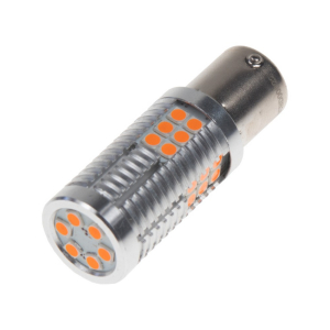 LED autožiarovka BAU15s / 12-24V - oranžová 30x LED SMD3030 (2ks)