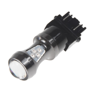 LED autožiarovka T20 (3157) - 12V / 24V červená 16x LED 3030SMD (2ks)