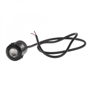 LED svetlo 12V - 21mm červené 3W LED (1ks)