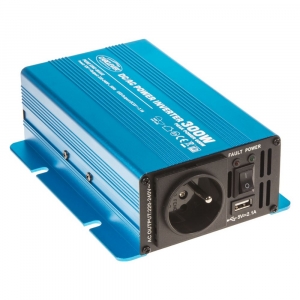 Sínusový menič napätia 12V DC / 230V AC - 300W s USB