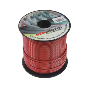 Napájecí kabel 1,5mm² - červený (100m)