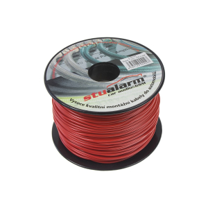 Napájecí kabel 1,0mm² - červený (100m)