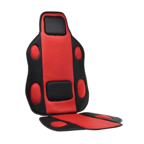 Čierno-červený poťah sedadla do auta