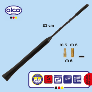 Parametre 23cm prútu autoanténny ALCA
