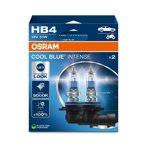 OSRAM COOL BLUE INTENSE HB4 Duo-Box - balení 2 autožárovek