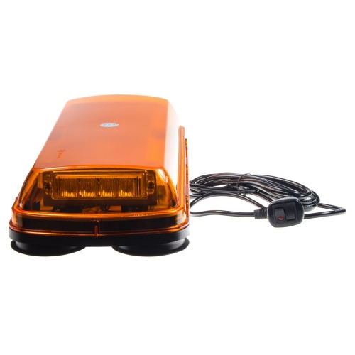 12V oranžová 24W LED rampa na auto