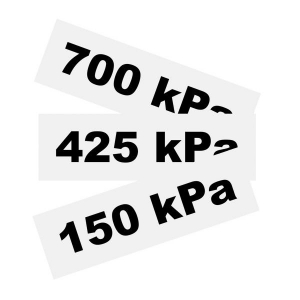 Samolepka - 250kPa (13x4cm)