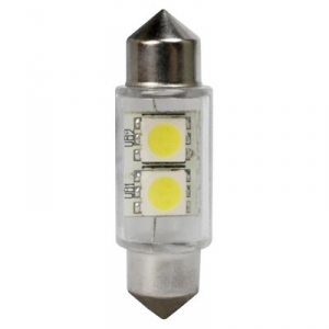 LED sulfid SV8,5 / C5W / 36mm / 12V - biela 2xSMD (2ks)