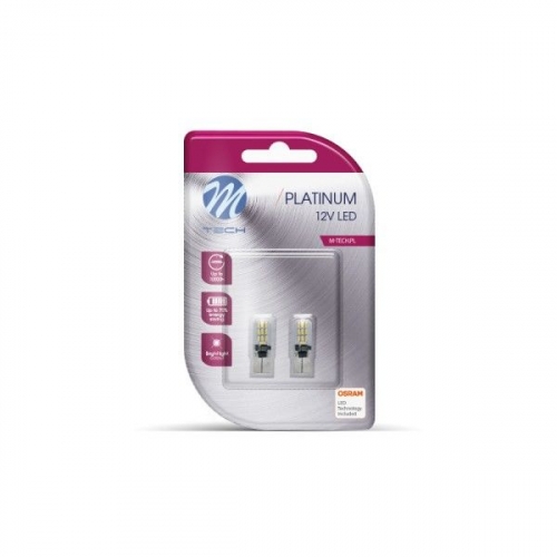 Sada autožiaroviek LED W5W CAMBUS 20xSMD3014 12V White PLATINUM