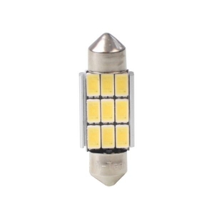 LED autožiarovky LED C5W 36mm 9xSMD5630 12V White PLATINUM