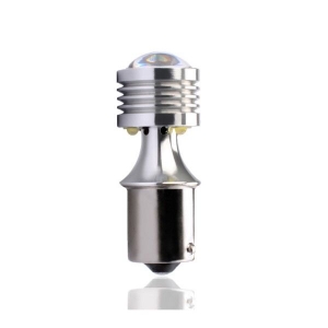 LED autožiarovka BA15s - 12V/24V biela 4xHP LED (1ks) M-Tech PLATINUM