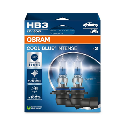 OSRAM COOL BLUE INTENSE HB3 Duo-Box - balení 2 autožárovek