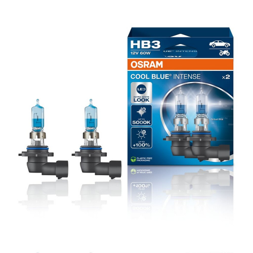 OSRAM COOL BLUE INTENSE HB3 – dvě žárovky a balení