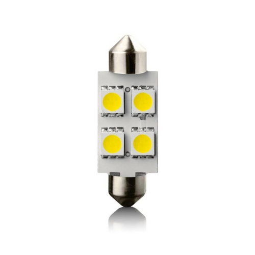 Žiarovka LED SV8.5 4 WHITE 12V 39mm