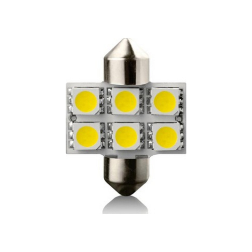 Žiarovka sulfid LED SV8.5 WHITE 12V 31mm