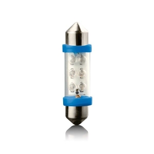 LED sulfid SV8,5 / 39mm / 12V - modrá 6x LED (2ks)