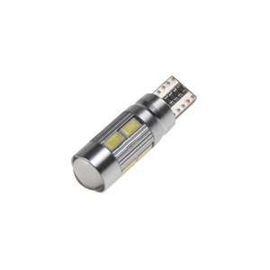 LED autožiarovka 12V / T10 / W5W - biela 10xSMD CanBus (2ks)