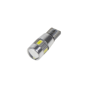 LED autožiarovka 12V / T10 / W5W - biela 6xSMD CanBus (2ks)