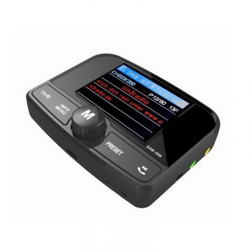 Použitie DAB prijímača s Bluetooth handsfree a MP3 prehrávačom