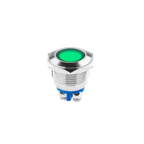 Kontrolka LED - 230V / ANTIVANDAL / zelená