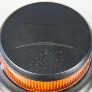 Homologizácia 18W LED oranžového majáka 12V/24V na pevnú montáž