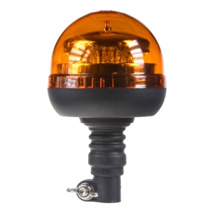 LED maják oranžový 12/24V - 12x 3W LED / ECE R10/R65 s uchytením na tyč (ø145 x 225mm)