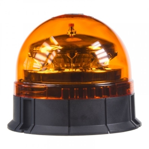 LED maják oranžový 12/24V - 12x 3W LED / ECE R65/R10 na pevnú montáž (ø145 x 122 mm)