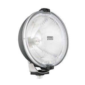 Diaľkové svetlo 12 / 24V - 183mm okrúhle čierne + LED T4W 24V WESEM (1ks)