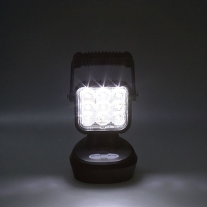 Biele akumulátorové LED pracovné svetlo