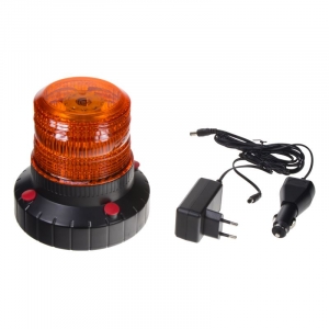 Akumulátorový 30W LED magnetický oranžový maják