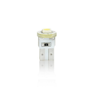 LED autožiarovka 12V / T10 / W5W - biela 1x LED SMD5050 (2ks)