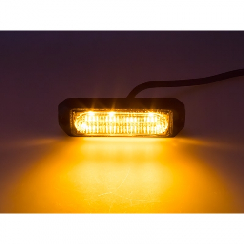 SLIM výstražné LED svetlo,oranžové, oranžové, 12-24V, ECE R65