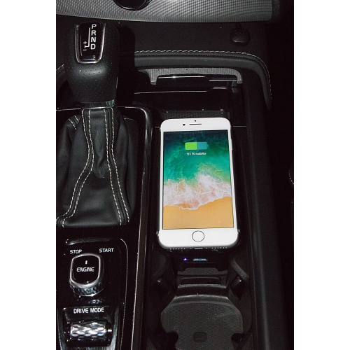 Použití Qi indukční nabíječky telefonů pro auta Volvo S90, V90, XC60, XC90