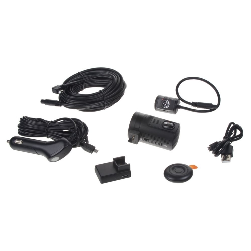 Príslušenstvo 2-kánalovej kamery do auta s GPS / 1,5 "LCD / HDR / diaľkové ovládanie