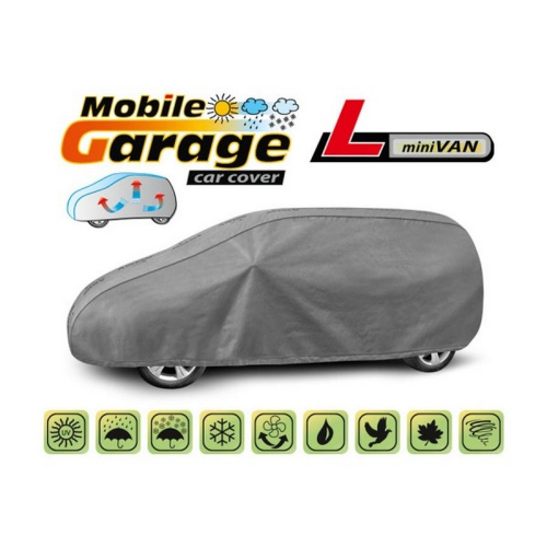 Vlastnosti plachty na auto Mobile Garage L mini Van