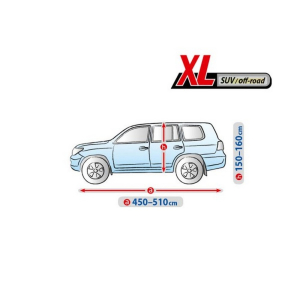 Rozmery plachty na auto Basic Garage XL SUV/Off Road