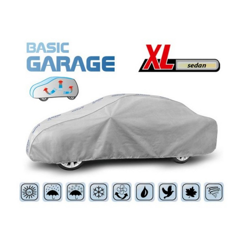Vlastnosti plachty na auto Basic Garage XL sedan